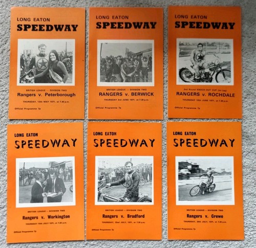 Speedway programmes long eaton - programmes,
