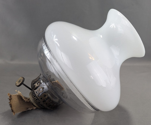Piece glass oil lamp shade - 2,