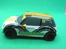 SCALEXTRIC  MINI COOPER TEAM CAR PRE OWNED AND USED VERY GOOD  + UNBOXED BARGAIN