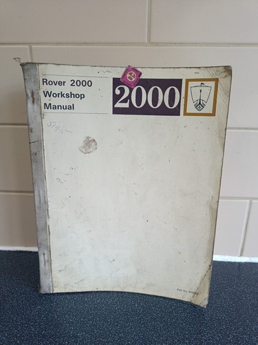 Rover 2000 workshop - , manual