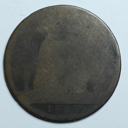 1865 one penny - one,