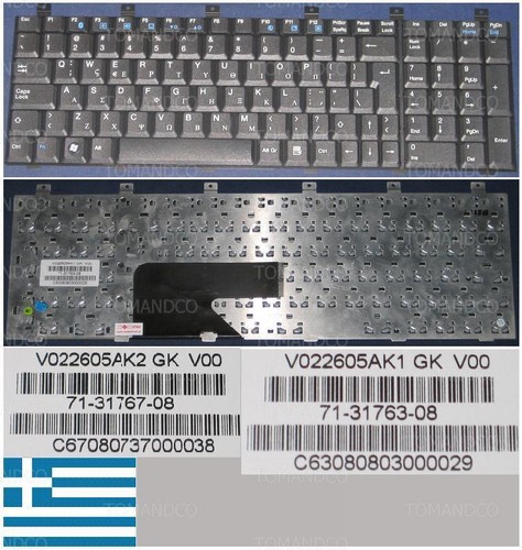 Qwerty greek keyboard - qwerty, packard