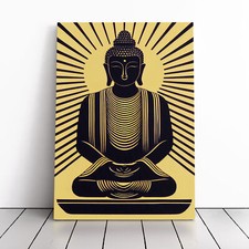 Magnetic Buddha Canvas Wall