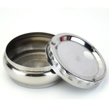 Cigarette Lidded Ashtray Round