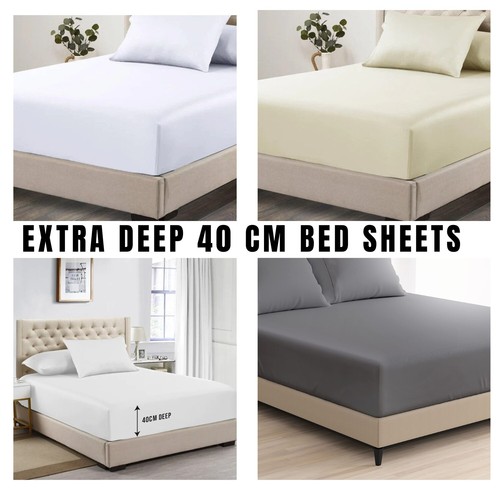 Extra deep 40cm fitted - 40cm, bed