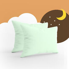 Wipe Down Waterproof Green Tint Pillows 2 Pack, 4 Pack, 6 Pack Care Home Bedding