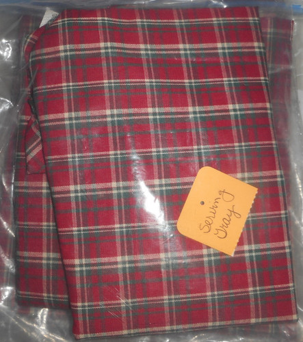 Longaberger plaid tidings - plaid,