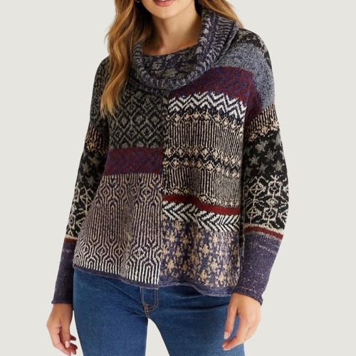 Free people patchwork cowl - people,