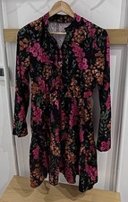 Shein Floral Skater Dress Size