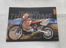 KTM EXC 250/300/380 Motorcycle Sales Spec Leaflet 2000 #3210044GB