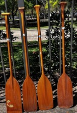 Vintage Wooden Canoe Paddles