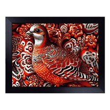 Partridge Pattern Lap Tray