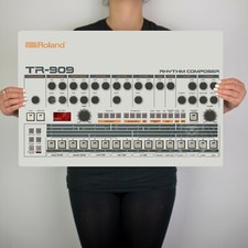 TR909 Drum Machine Retro Synth Music Producer TB303 808  Akai Vintage Man Cave