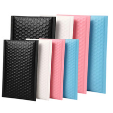 100pcs Waterproof Strong Bubble Padded Mailing Bag Postal Self Seal Jiffy Bags
