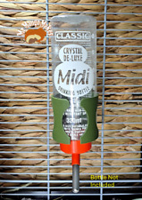 Cage Mounted Water Bottle Holder for Rabbit, Guinea Pig, Rat, Hamster, Mice