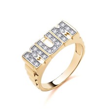 9ct Gold on Sterling Silver