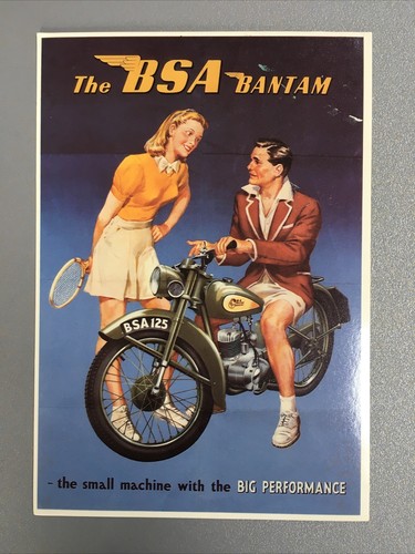 The bsa bantam postcard - the,