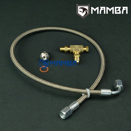 Turbo oil feed line - line, kit