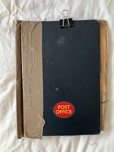 Black post office - black, stamp