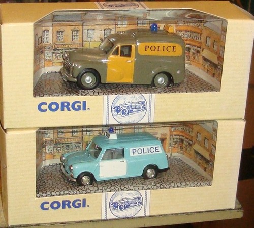 Morris 1000 van police - 1000, &