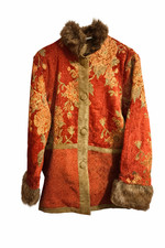 Vintage Red Gold Tapestry