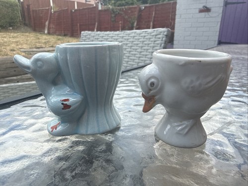 Vintage ceramic egg cups - ceramic,