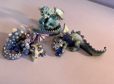 Franklin Mint Collectible Mood Dragons. LTD EDT with Certificates. No Box Mint