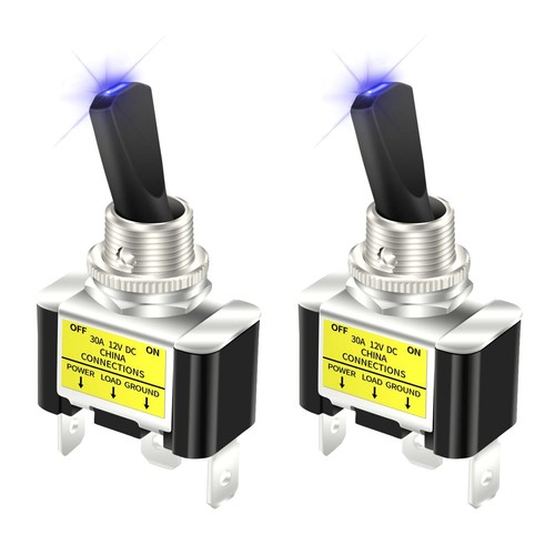 Toggle rocker switch 12v - 2x,