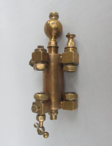 Antique brass steam engine - antique,