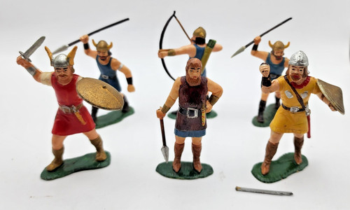 Vintage marx painted warriors - marx,
