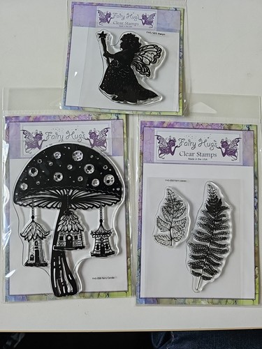 Fairy hugs clear stamp set - clear,