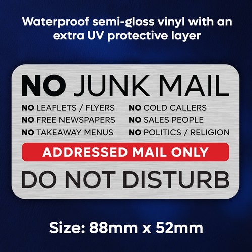 Junk mail sticker - mail, sticker,