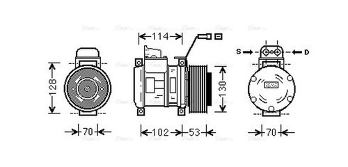 Ava aircon compressor - ava,