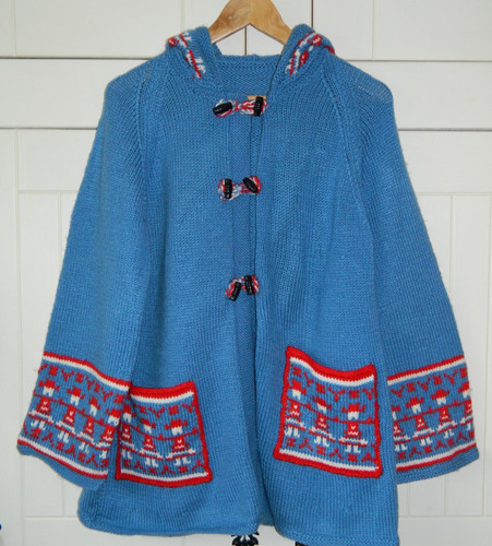 Hand knitted vintage style - hand,