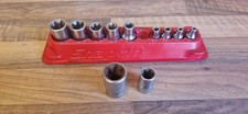 Snap On E-Torx Socket Set 3/8 & 1/4 Drive & Magnetic Tray