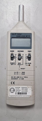 Act 1502 sound - act, meter