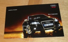 Audi RS4 Cabriolet Brochure