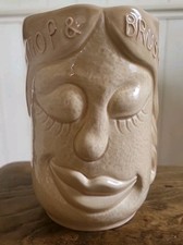 Sylvac Pottery Face Pot Mop
