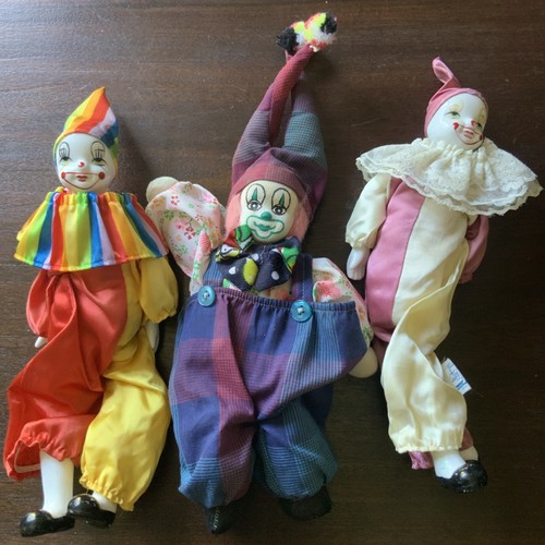 Vintage clown dolls - clown,