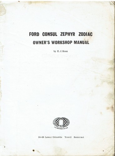 Ford consul zephyr zodiac - ford, mk1