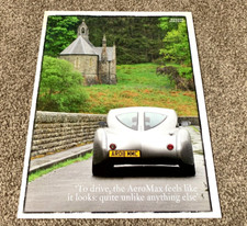 MORGAN AEROMAX AERO 8 -  FRAMEABLE ART ORIGINAL IMAGE from CLASSIC CAR MAGAZINE