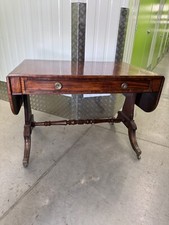 Large Antique Regency Mahogany Sofa Table