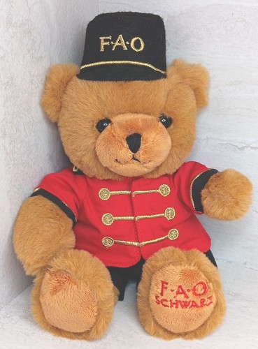 Fao schwarz plush stuffed - schwarz,