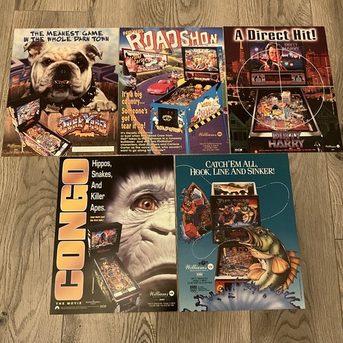 Genuine pinball flyers nos - genuine,