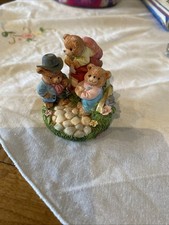 Cute Teddy Bears Small Ornament Figurine Height 6 cm approximately 
