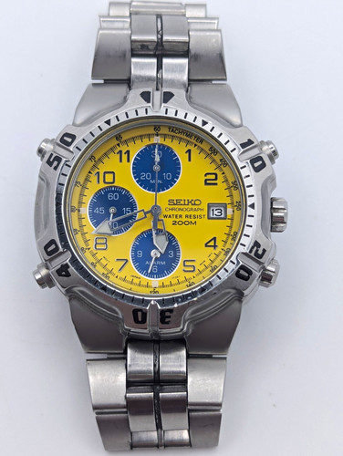 Seiko chronograph alarm diver - seiko,