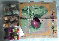 Ehrman 'Aubergine' by Kaffe Fassett, Tapestry Canvas and Wools, Retired, Rare