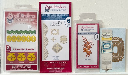 Spellbinders dies sets - 4,