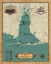 Shipwreck Map of Mobile Bay