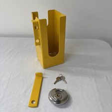 Hyfive Hitch Lock For Caravan/Trailer With Padlock Heavy Duty Steel 025 E5-35